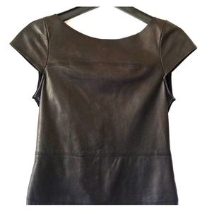 Alice+Olivia leather top